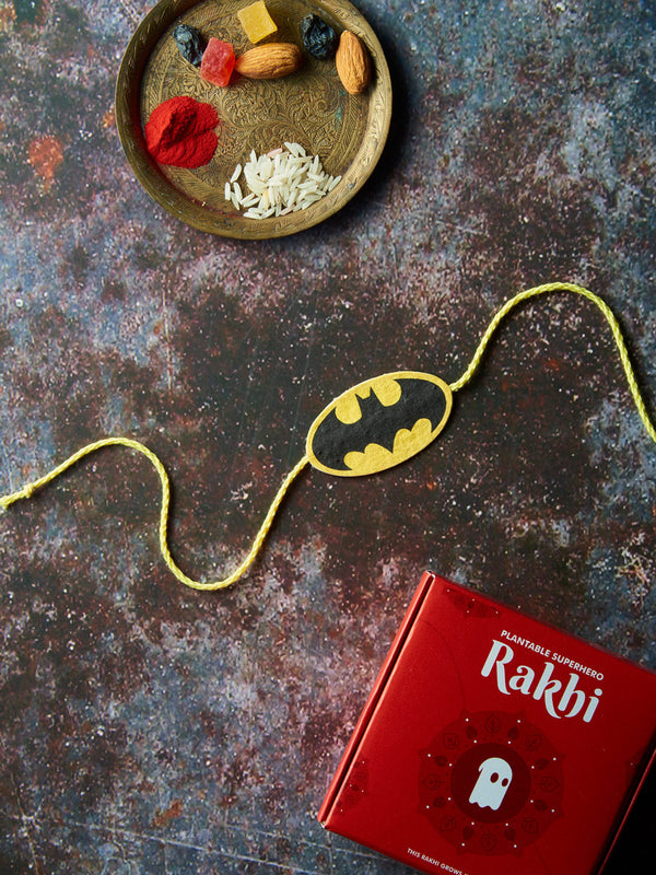 Batman Plantable Rakhi: Shadows of Gotham, Blooms of Earth