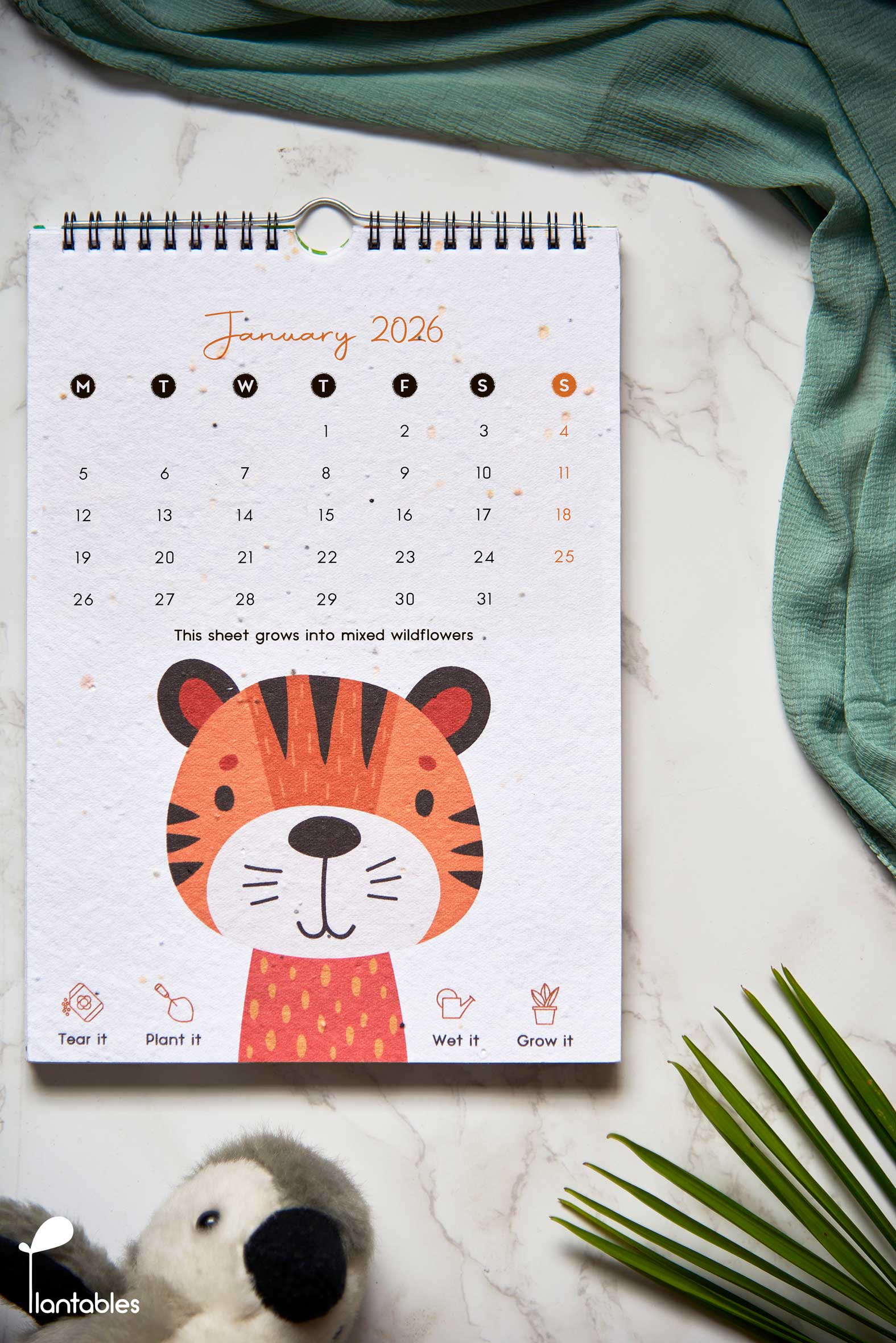Welcome to the Jungle | A Kids Wall Calendar for 2026