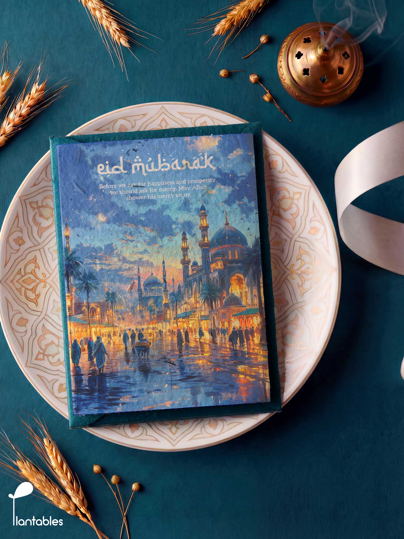 Enchanted Evening Eid Greeting Card