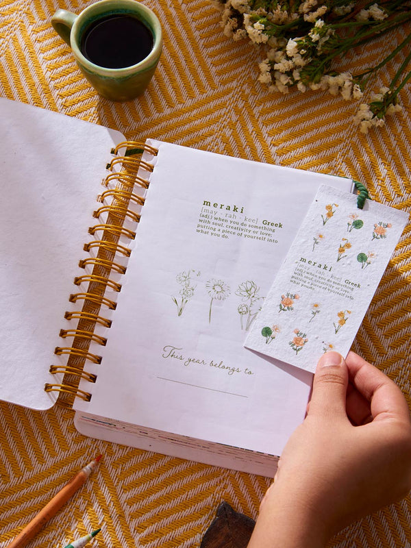 Meraki: A Sustainable Journal and Pocket Planner (Combo Set)