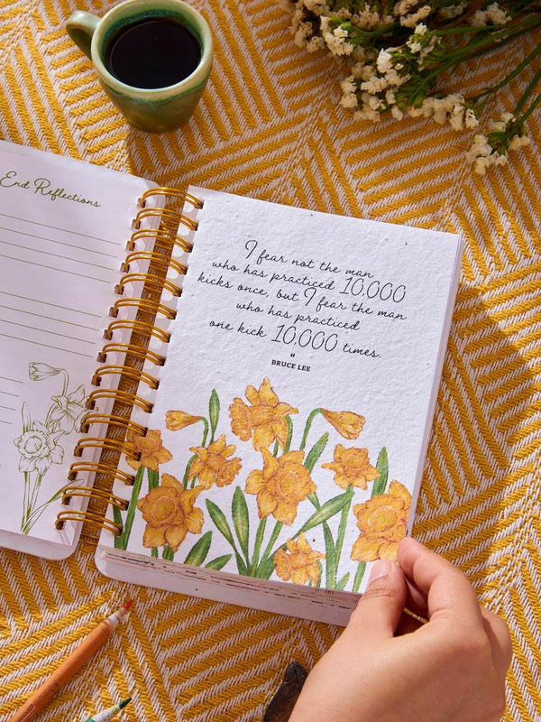 Meraki Eco-Conscious Undated Planner/Journal - Plantables