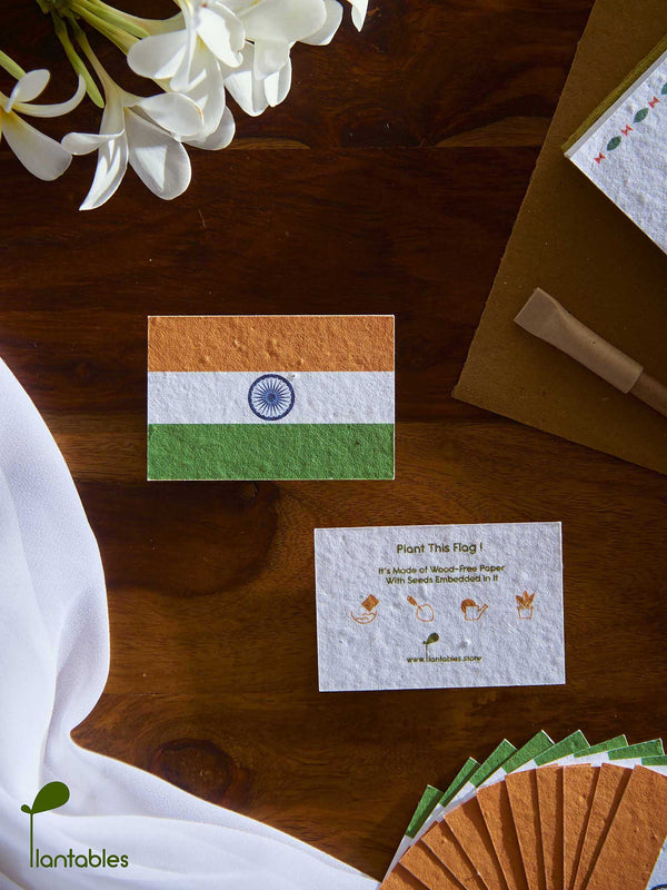 Plantable Seed Paper Indian Flag