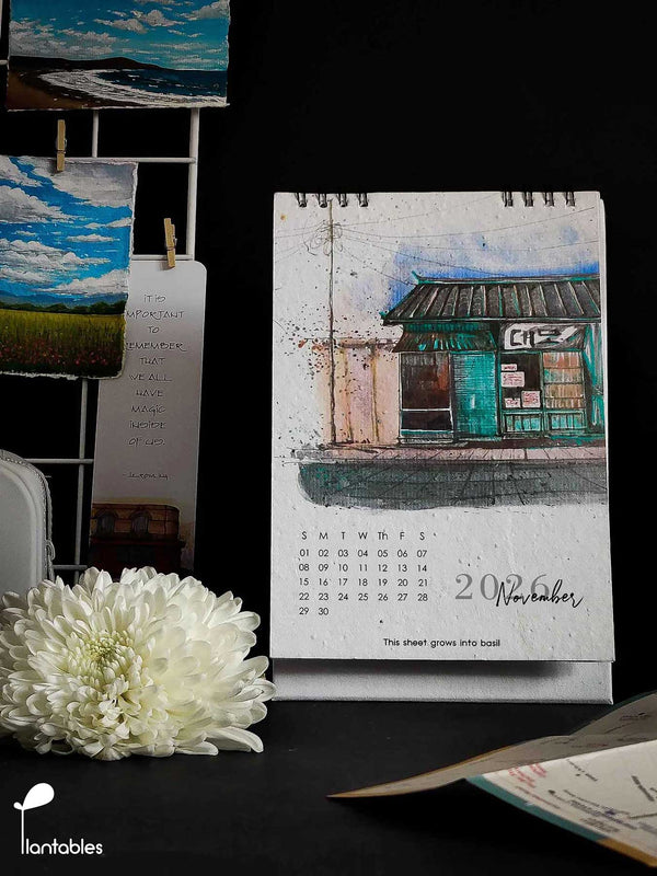 Raaste Plantable Calendar 2026