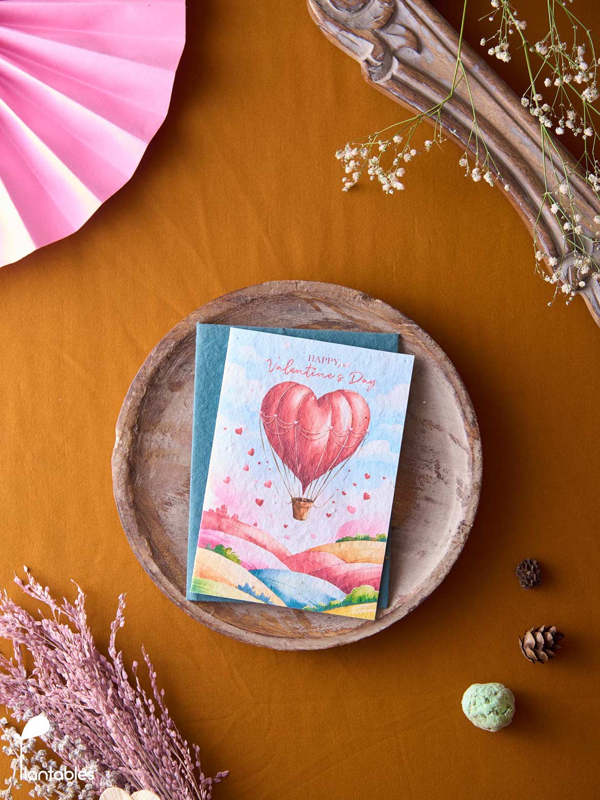 Head Over Hills in Love: Valentine's Day Card