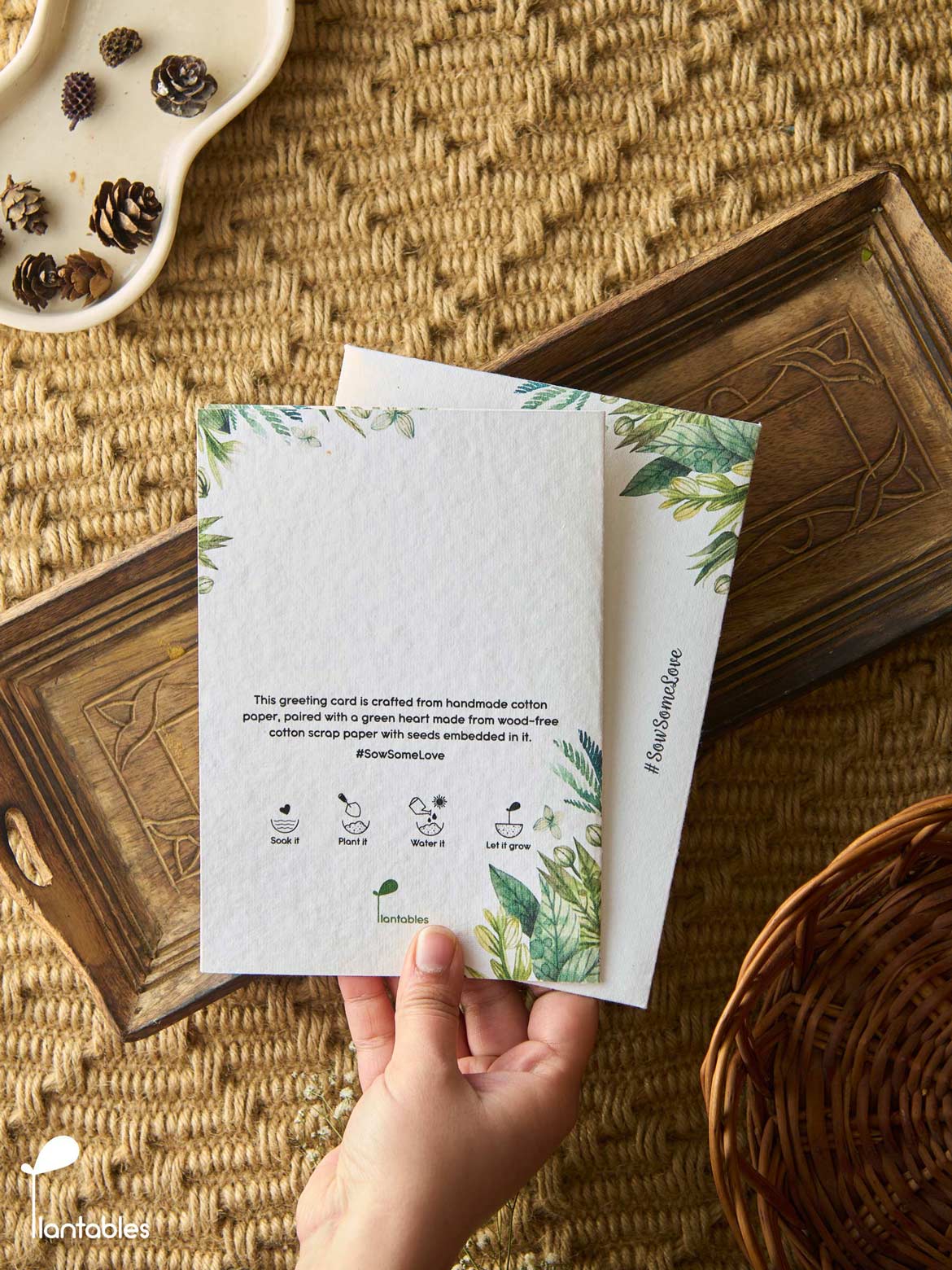 You’re my Bae’st Person: Card with a Green Heart